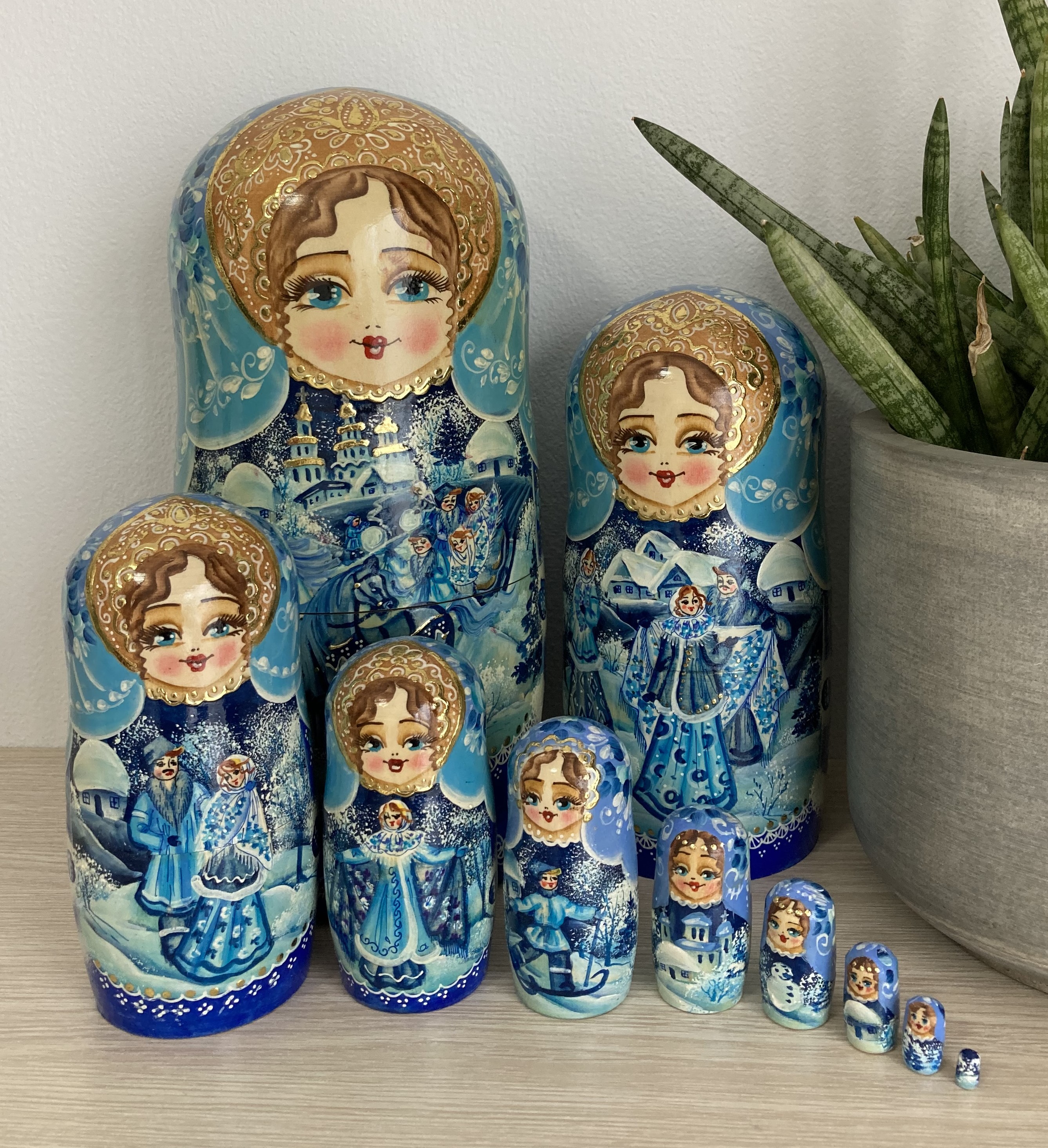 ตุ๊กตาแม่ลูกดก (Matryoshka) - From Russia With Love "Winter Blue"