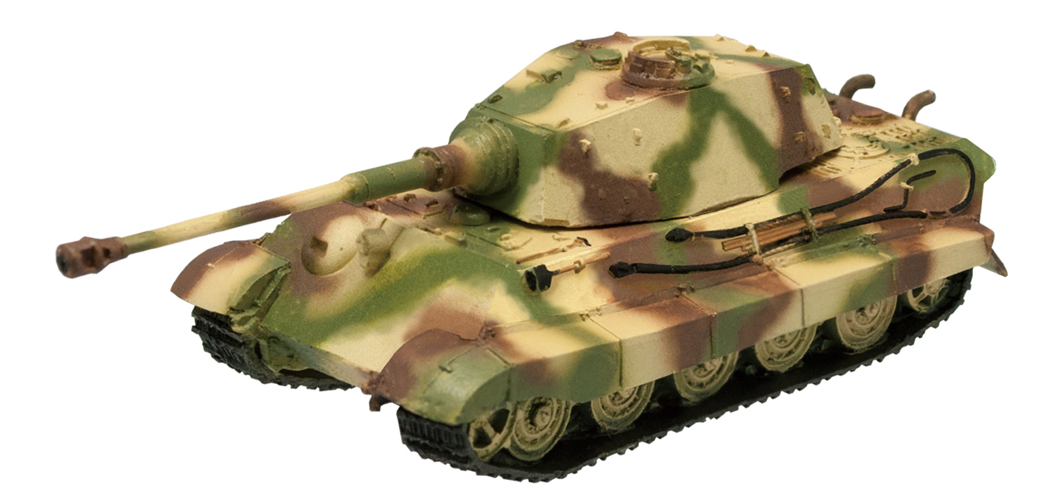 โมเดลรถถังจำลองขนาด 1/144 F-toys World Tank Museum Kit Vol.4 Ardennes1944 #1A German Heavy Tank King Tiger
