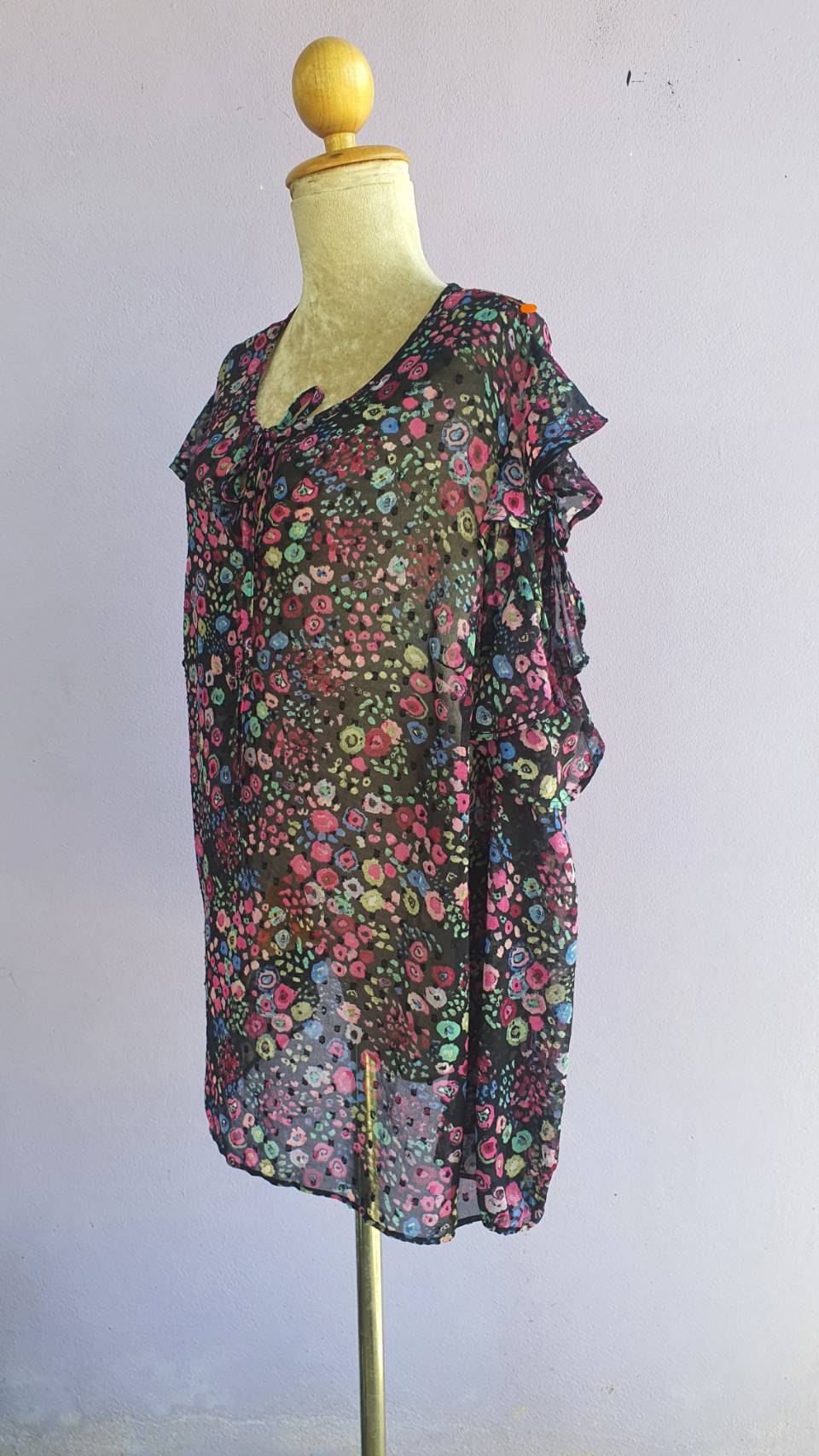 FF03028 เสื้อแฟชั่น มือสอง แบรนด์ Libby Edelman อก free-44 นิ้ว