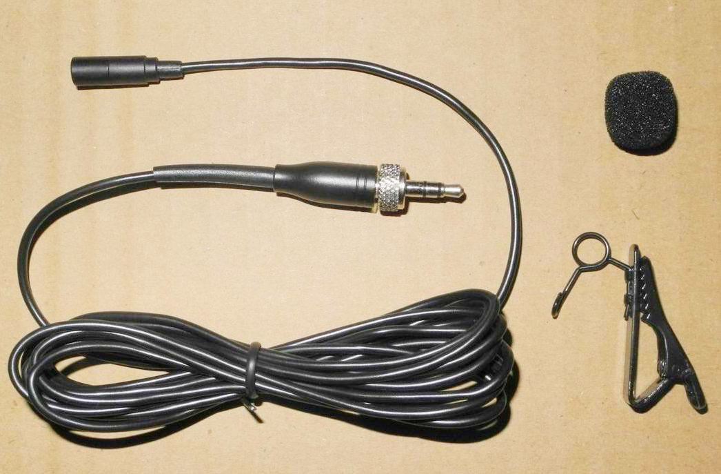 ไมค์เหน็บ Clip-On Lavalier Microphone สำหรับตัวส่ง Sennheiser EW100, EW300, EW500 G1, G2, G3