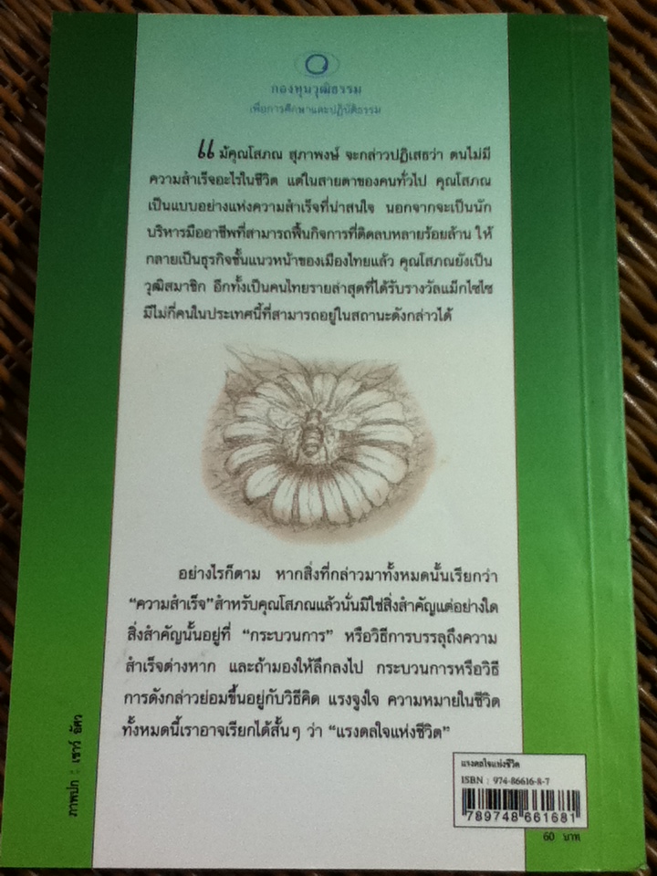 แรงดลใจแห่งชีวิต/ โสภณ สุภาพงษ์