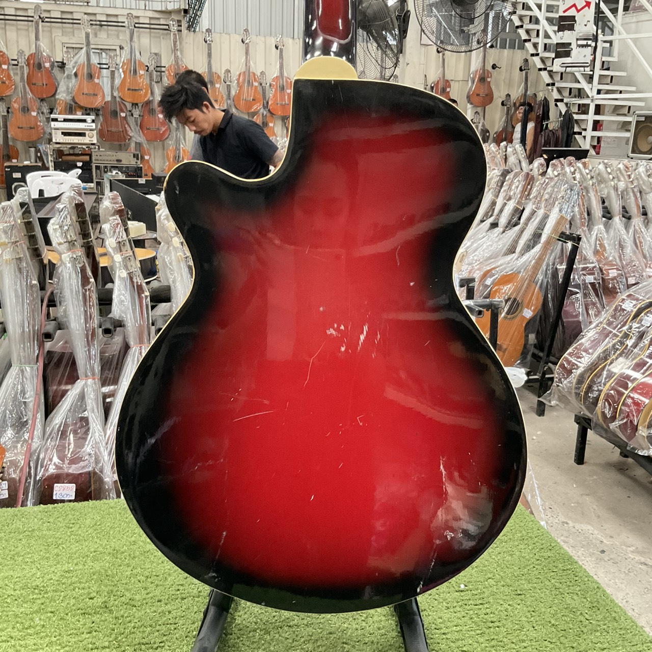 กีต้าร์โปร่งไฟฟ้า POS : AWE-500RBS