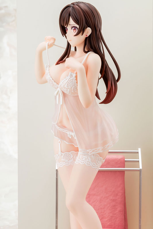1/6 scaled pre-painted figure Rent-A-Girlfriend MIZUHARA Chizuru in see-through lingerie figure Angel White Ver.(Pre-order)