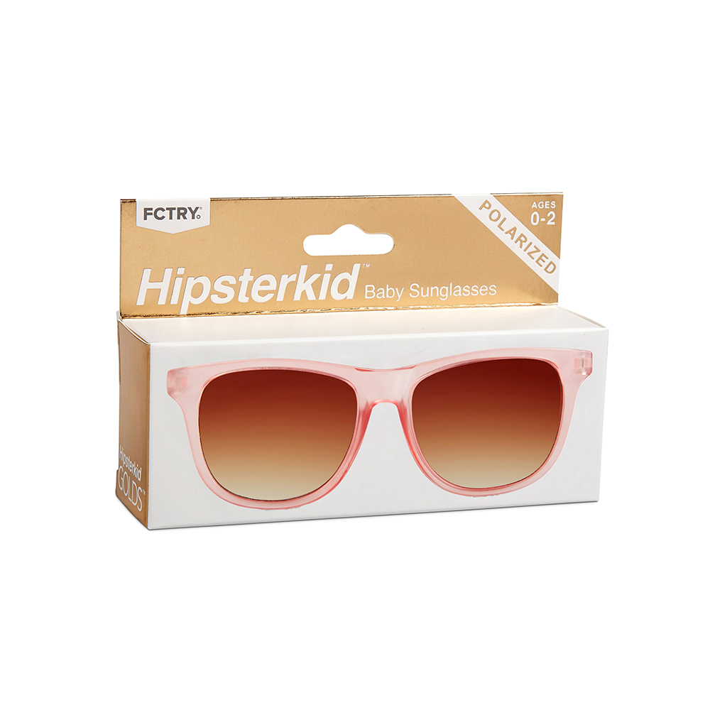 Hipsterkid Rosé Sunglasses Age 3-6 แว่นกันแดดเด็กสีโรเซ่