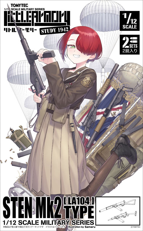 LittleArmory [LA104] STEN Mk2 Type 1/12 Plastic Model(Pre-order)