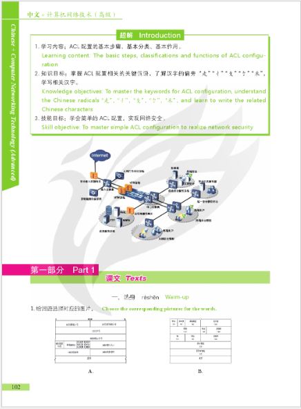 แบบเรียนภาษาจีนคอมพิวเตอร์ Chinese + Computer Networking Technology (ระดับสูง) 中文+计算机网络技术 (高级) Chinese + Computer Networking Technology (Advanced) Textbook