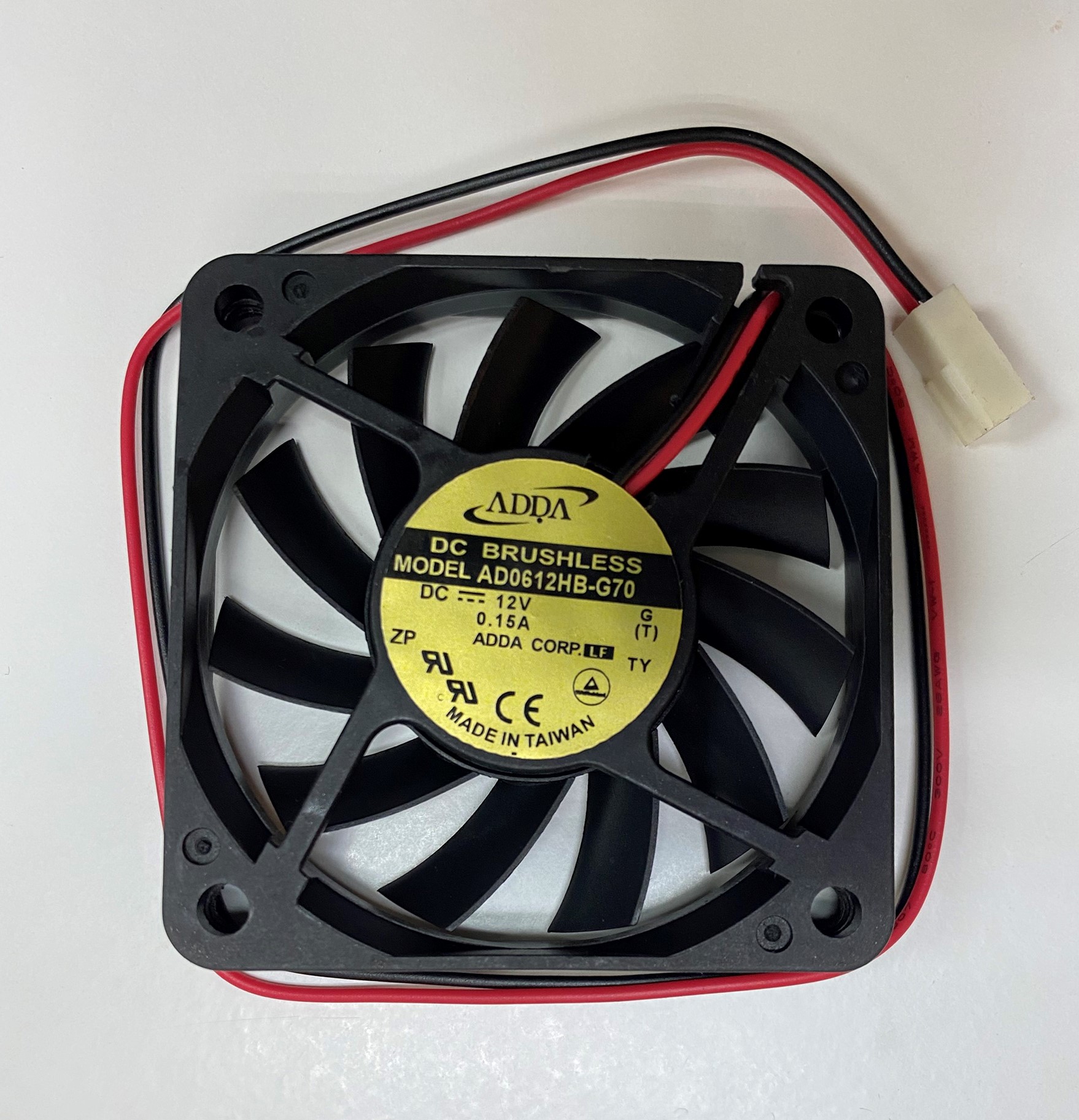 AXIAL FAN, ADDA, AD0612HB-G70, DC 12V 0.15A