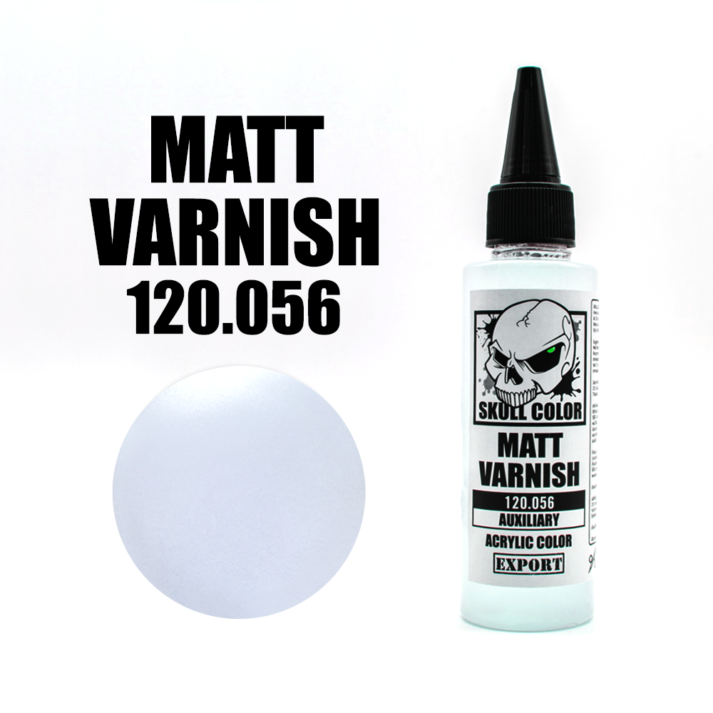 สี Skull Color Auxiliary (ตัวเคลือบ) SK120.056 Matt Vanish 60ml