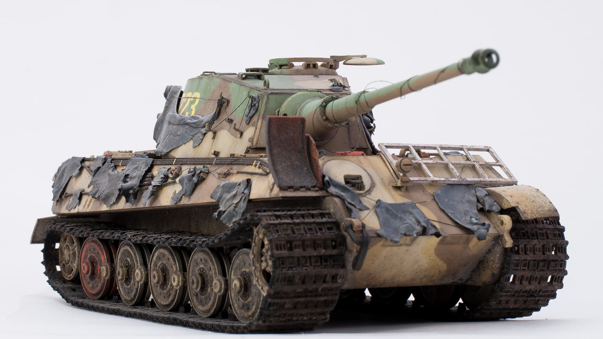 โมเดลรถถัง Meng Model ขนาด 1/35 TS-031 German Heavy Tank Sd.Kfz.182 KING TIGER (HENSCHEL TURRET)