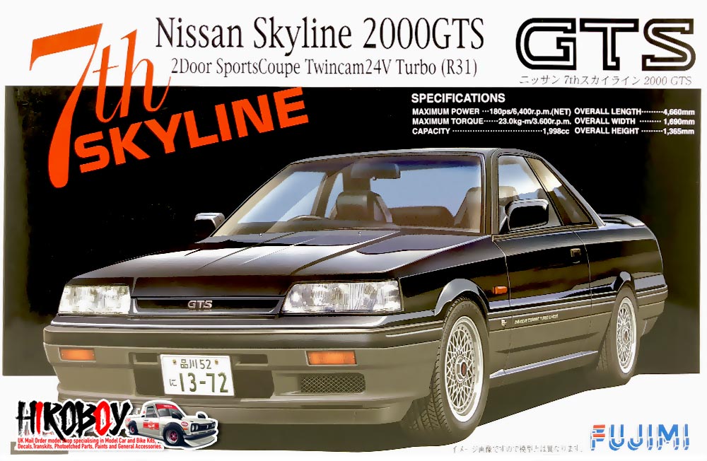 ID-166 fujimi 1/24 Nissan Skyline2000 GTS (R31)