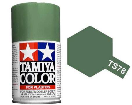 สีพ่นโมเดลรถ สีพ่นโครงรถ สีสเปรย์ทามิย่า Tamiya Spray Color TS-78 Field Grey (100 ml)
