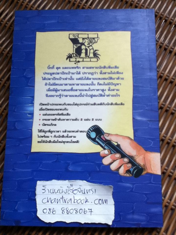คดีลึกลับกับนักสืบทีมเสือ ตอนโบสถ์ฟ้าคำราม (พร้อมอุปกรณ์ถอดรหัส)/ โทมัส เบรซิน่า