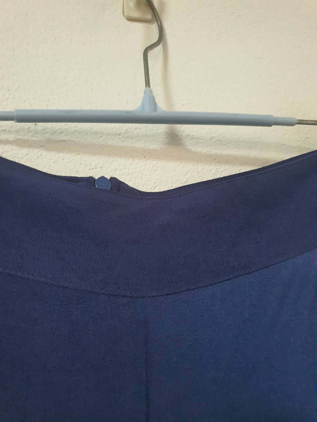 FF06406 กางเกงผ้ามือสอง สีน้ำเงิน CHLOE SIZE L เอว 28 นิ้ว