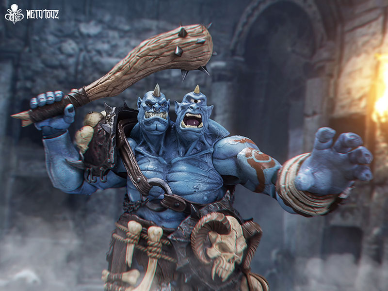 Adventurer's World Crusher Ogre Non Scale Posable Figure Blue(Provisional Pre-order)