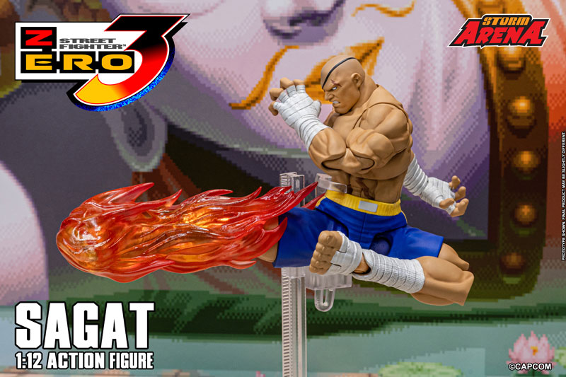 Street Fighter Alpha 3 1/12 Scale Action Figure Sagat(Provisional Pre-order)