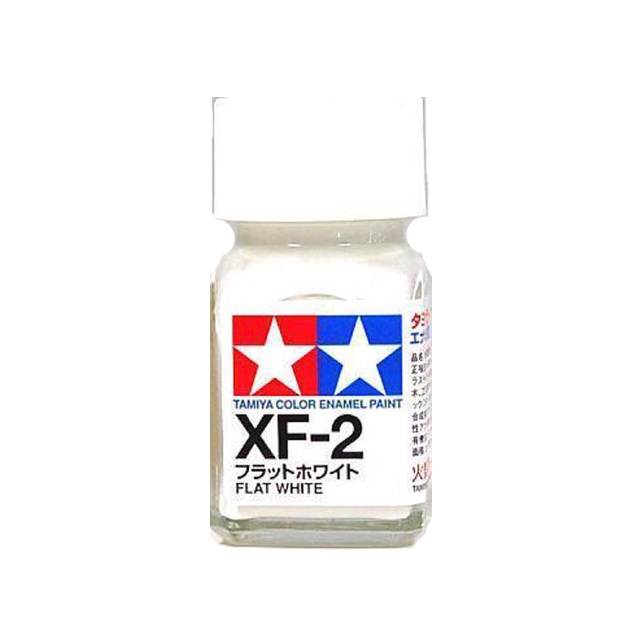 สีทาโมเดล สูตรน้ำมัน สีอีนาเมล สีเพ้นฟิกเกอร์ ทามิย่า Tamiya Enamel XF-2 Flat White (10 ml)