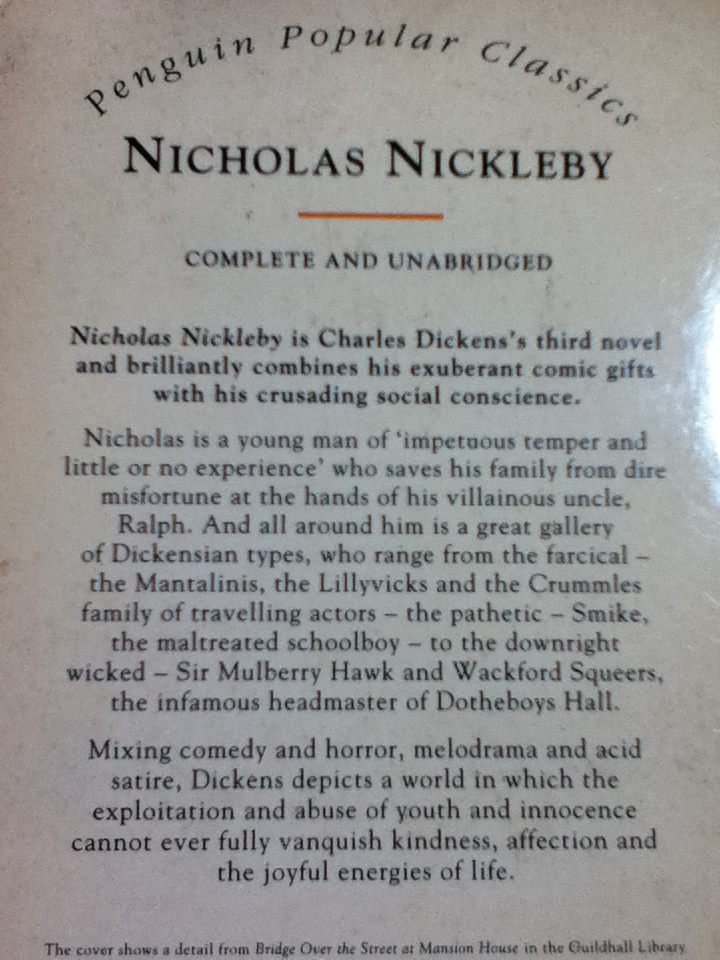 Nicholas Nickleby