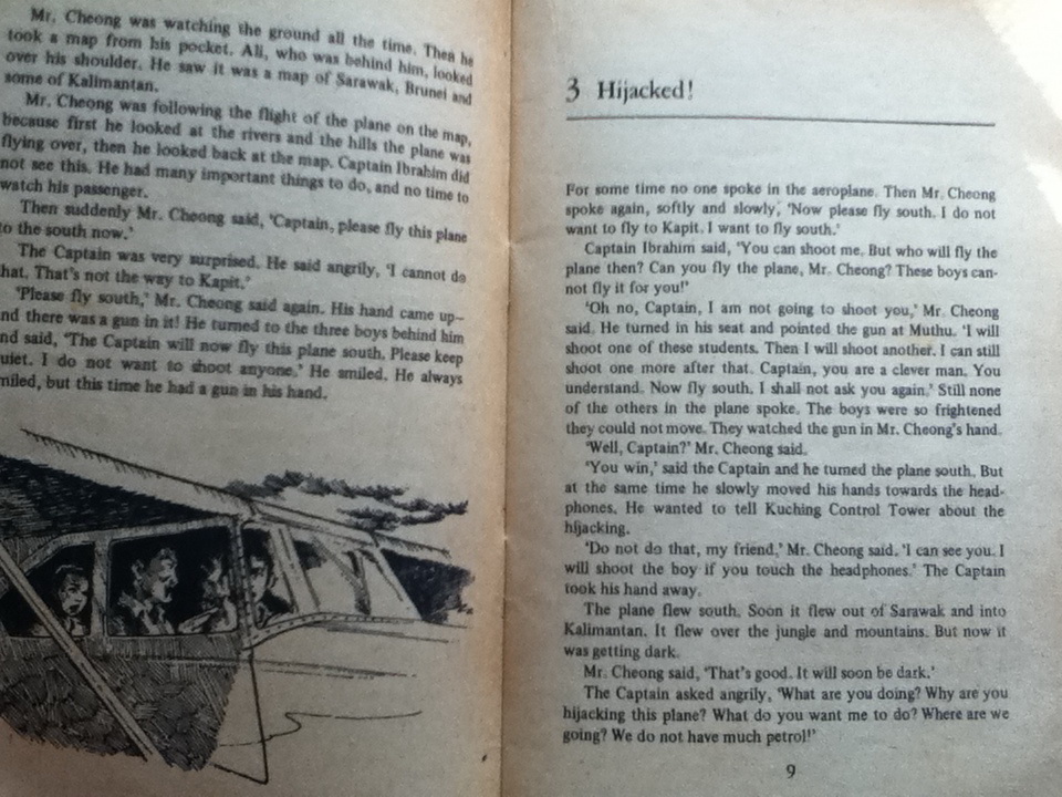 Hijacked in Borneo หนังสืออ่านนอกเวลา คำศัพท์ 1200 คำ (ของแถม)