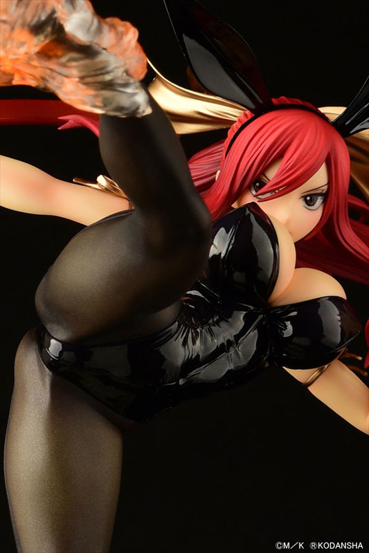 FAIRY TAIL Erza Scarlet High Kick ver. Black Bunny 1/6 Complete Figure(Pre-order)(Single Shipment)