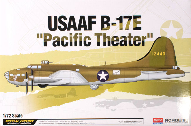 โมเดลเครื่องบินจำลอง Academy ขนาด 1/72 AC12533 B-17E Flying Fortress 'Pacific Theater'