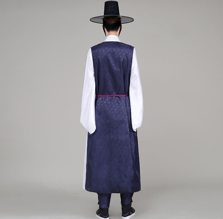 ชุดเกาหลี ชุดเจ้าหน้าที่ราชสำนักเกาหลีฮันบกชาย 한국 한복 남자 전통 의상 공식 의상 Korean Hanbok Men's Traditional Court Official Costume