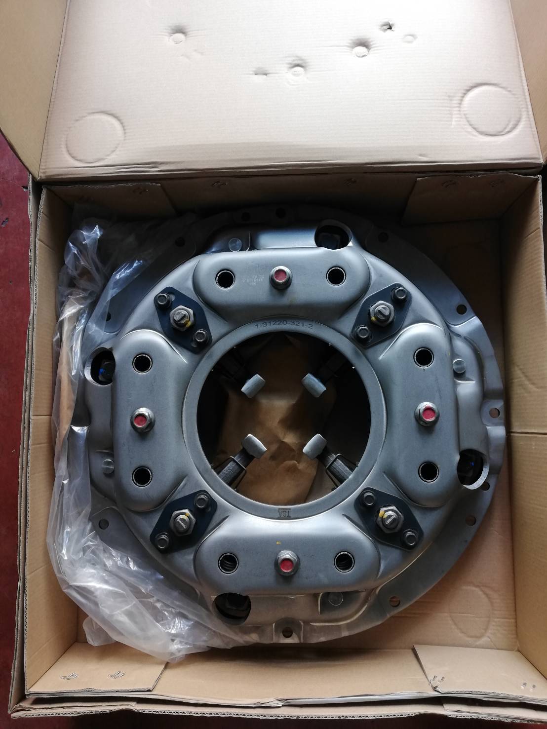 ชุดยกคลัชท์ ISUZU 6UZ 17 นิ้ว 360 แรง จานรุ่นใหม่มีสปริงเสริม