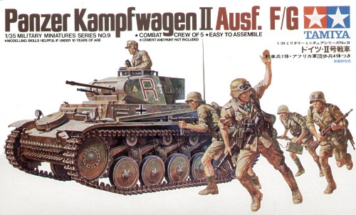 โมเดลรถถังทามิย่า ขนาด 1/35 Tamiya TA35009 Panzer Kampfwagen II Ausf. F/G - CA109
