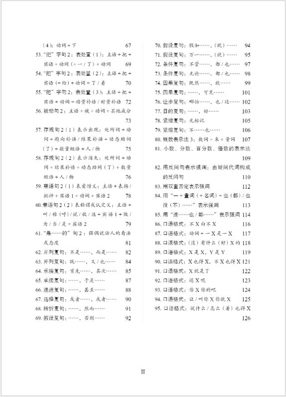 คู่มือการเรียนไวยากรณ์ภาษาจีน มาตรฐานระดับกลาง 国际中文教育中文水平等级标准·语法学习手册（中等）Chinese Proficiency Grading Standards for International Chinese Language Education· Grammar Learning Manual（Intermediate Level）
