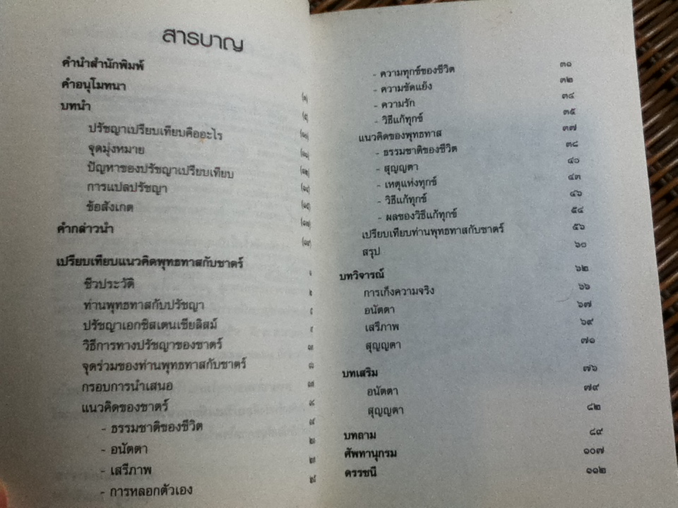 เปรียบเทียบแนวคิดพุทธทาส กับซาตร์/ พระธรรมโกศาจารย์(ประยูร ธมฺมจิตฺโต)
