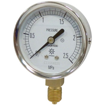 Pressure Gauge : 25MPa : G1/4 X 60 X 25 Mpa : Daiichi Keiki Seisakusho