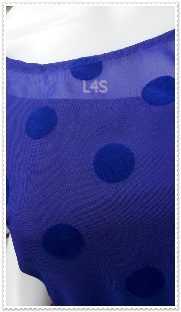 FF02802 เดรสแฟชั่น สีน้ำเงิน HERES ของใหม่ อก 32 นิ้ว