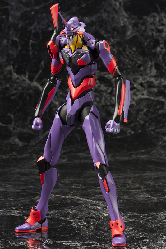 Rebuild of Evangelion - General-Purpose Humanoid Battle Weapon EVANGELION Test Type 01 Awakening Ver. 1/400 Plastic Model(In-Stock)