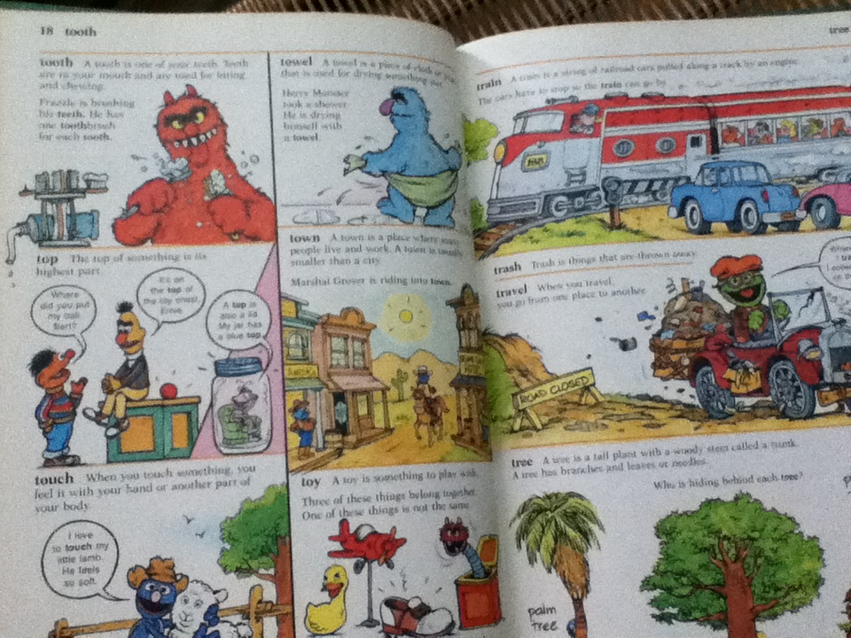 BIG BIRD'S SESAME STREET DICTIONARY volume1-8