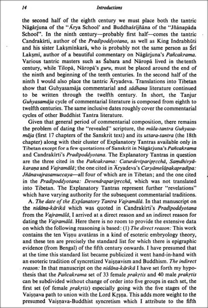 การริเริ่มพุทธศาสนา (The Buddhist Tantras)