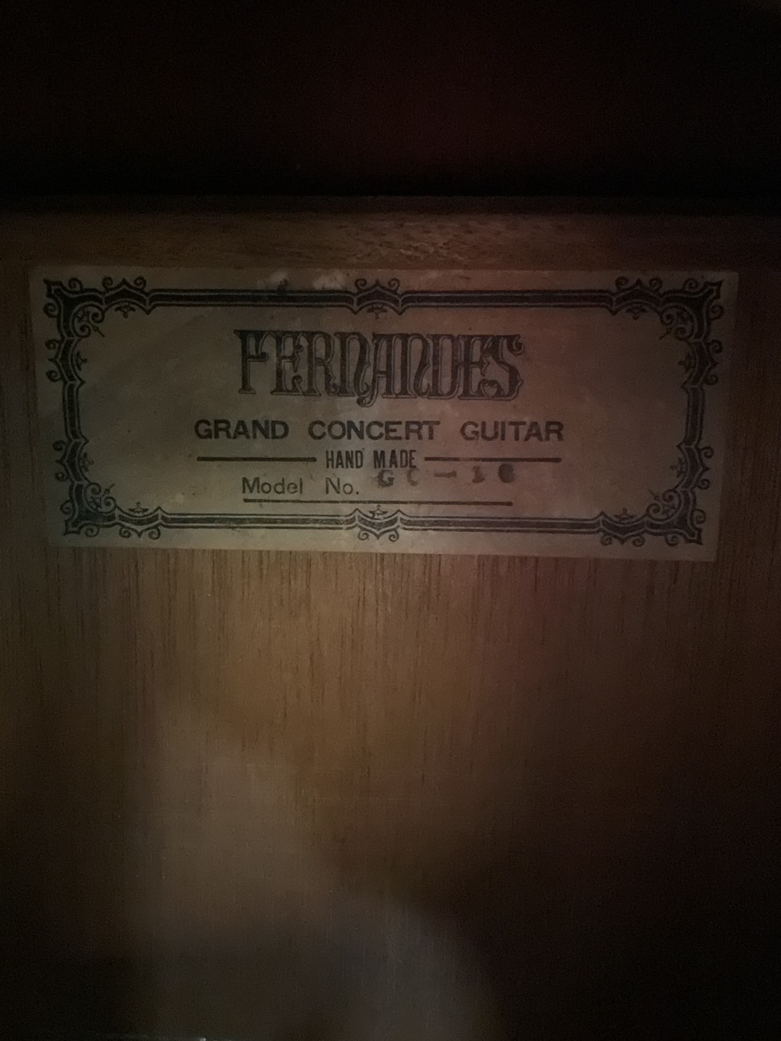 กีต้าร์คลาสสิค FERNANDES : GC-10