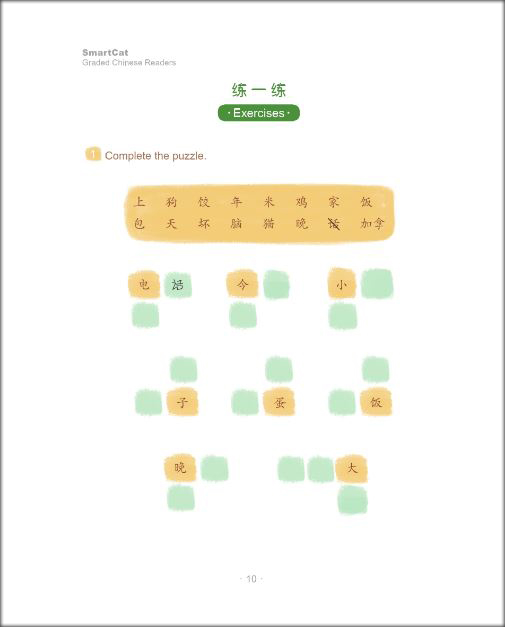 我吃了什么? What did I eat : หนังสืออ่านนอกเวลาภาษาจีนชุด Smart Cat