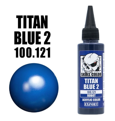 สี Skull Color Robot SK100.121 Titan Blue 2 60ml