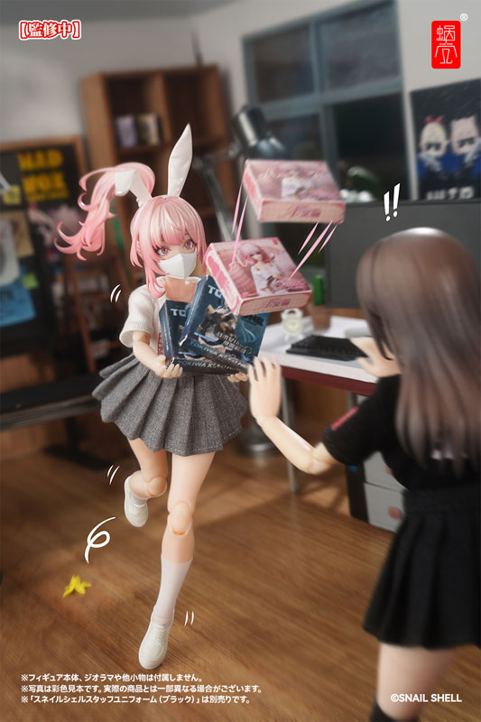 Snail Shell Staff Uniform (White) Doll Outfit Set Complete Model Optional Part (DOLL ACCESSORY)(Pre-order)