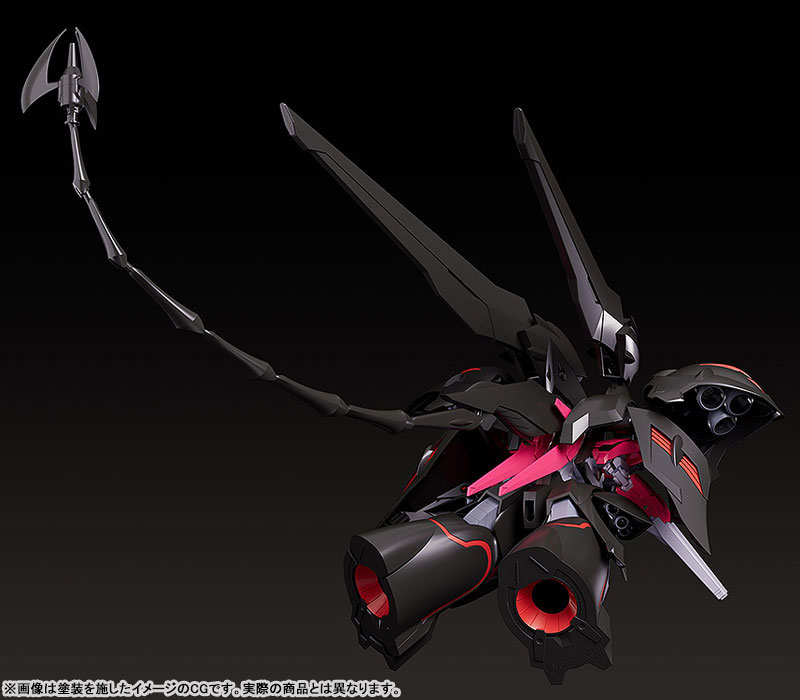 MODEROID Martian Successor Nadesico: Prince of Darkness Black Sarena Plastic Model(Pre-order)