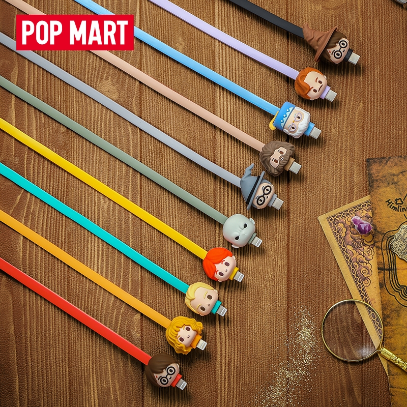 กล่องสุ่มสายชาร์จโทรศัพท์ แฮร์รี่พอตเตอร์ สำหรับ iPhone,Android PopMart x Harry Potter
