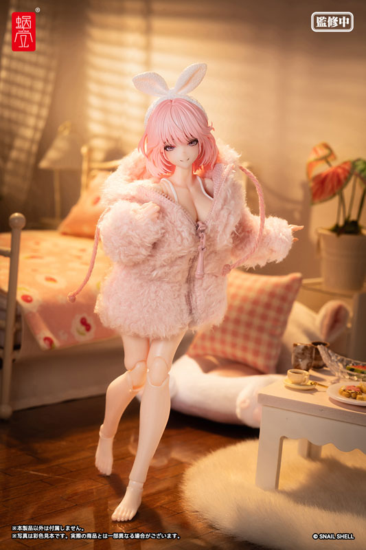"G.N.PROJECT" Option Costume Teddy Bear Coat (Light Pink Ver.) (DOLL ACCESSORY)(Provisional Pre-order)