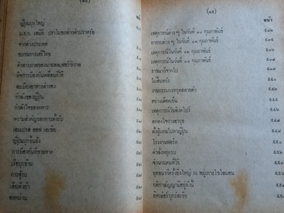 ไทยกับสถานะการณ์สงครามโลกครั้งที่ 2/ วิเทศกรณีย์