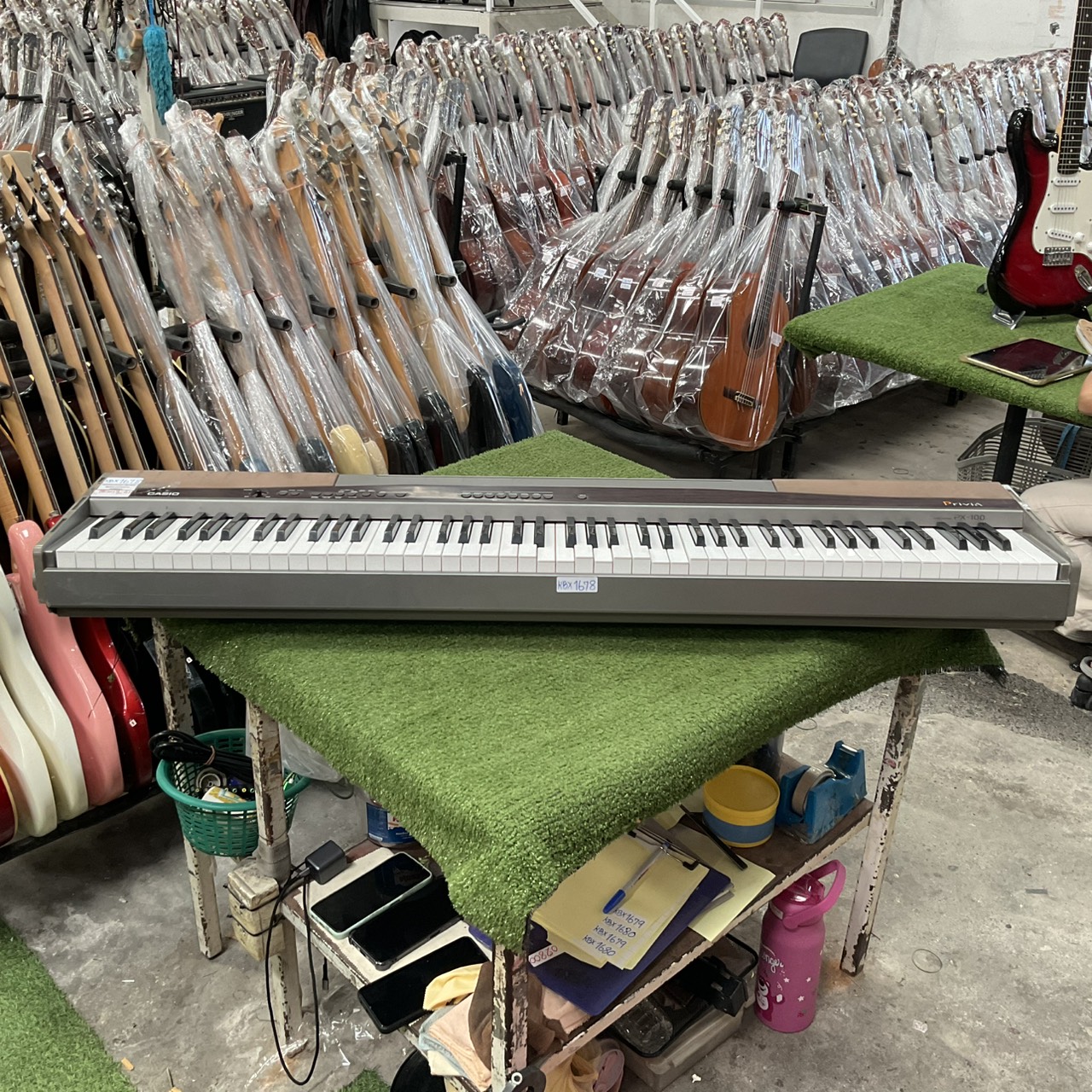 เปียโน CASIO : PX-100 สินค้าไม่พร้อมใช้งาน (ต้องซ่อม)