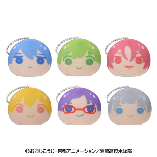TV Anime "Free! - Iwatobi Swim Club" Omanjuu Niginigi Mascot Reproduction Edition 6Pack BOX(Pre-order)