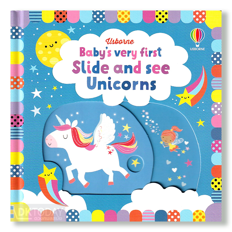 BABY'S VERY FIRST SLIDE AND SEE: UNICORNS BY DKTODAY
