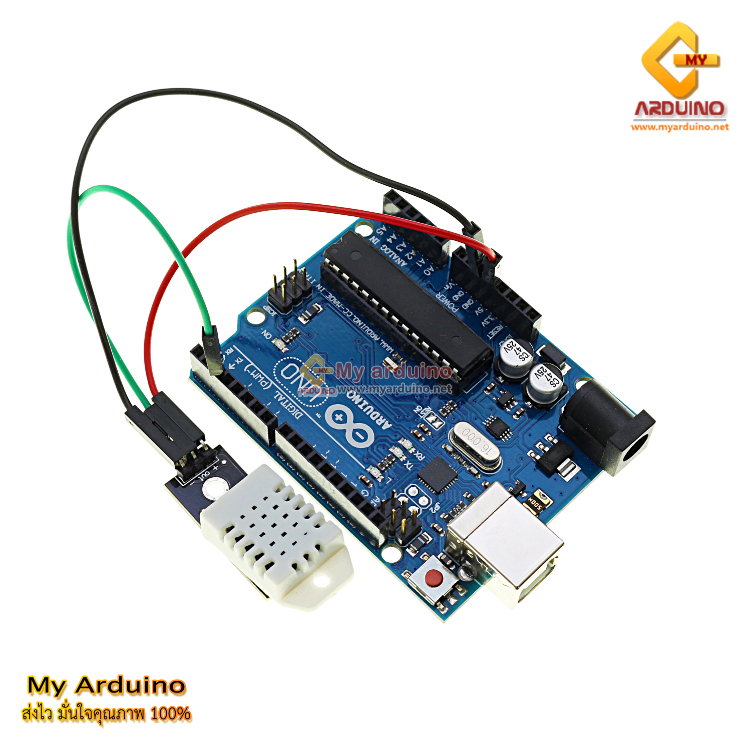 DHT22 AM2302 Module โมดูลวัดอุณหภูมิและความชื้น Temperature and ...