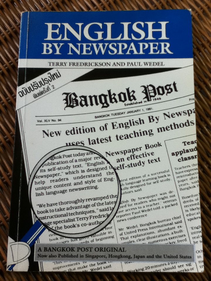ENGLISH BY NEWSPAPER/ Terry Fredrickson, Paul Wedel