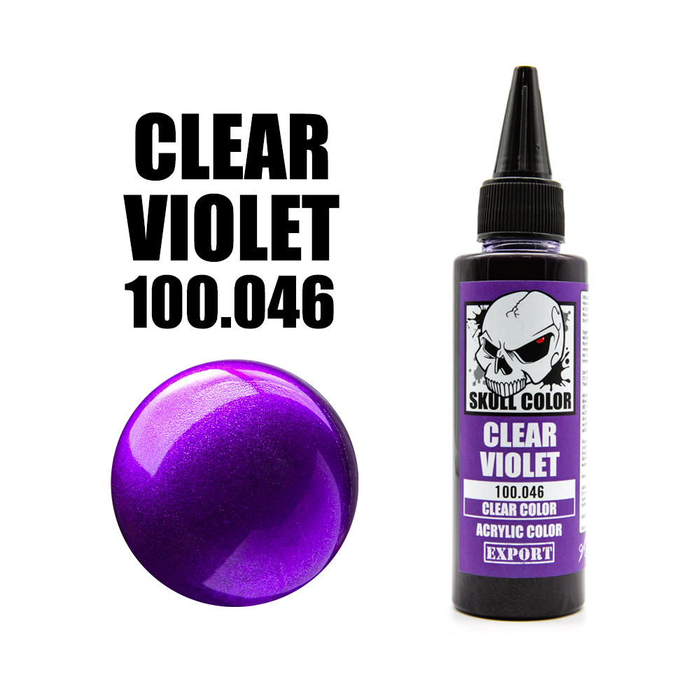 สี Skull Color Clear SK100.046 Clear Violet 60ml