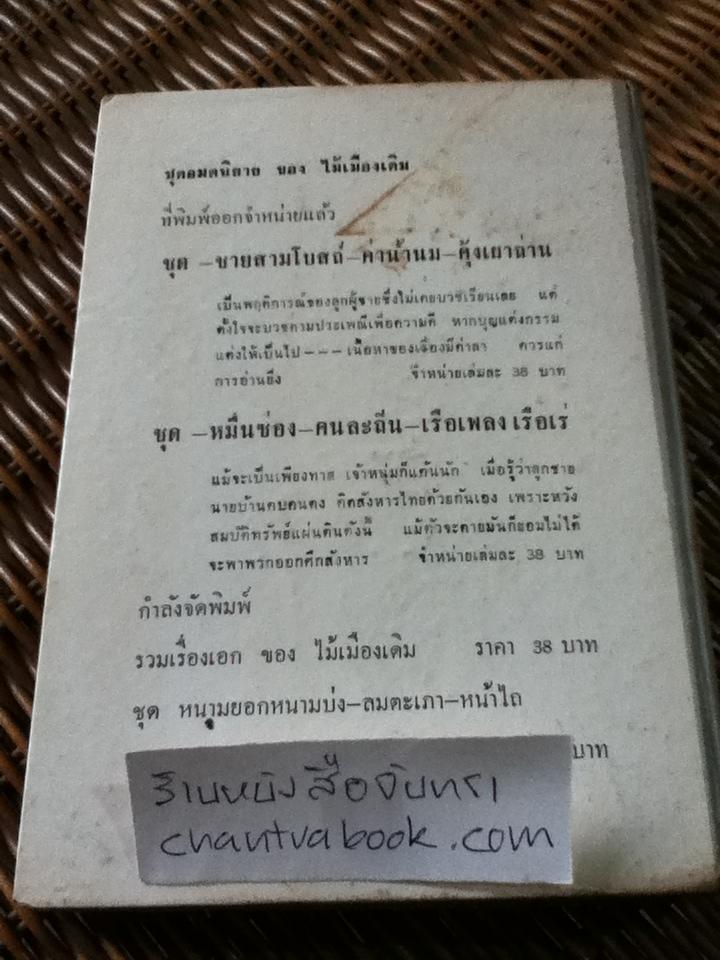 ชุดอมตะนิยาย ของ ไม้ เมืองเดิม สาวชะโงก เสือข้าม และโป๊ะล้ม