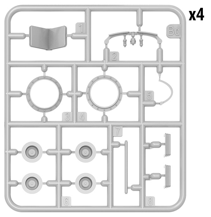 โมเดลรถถังบอลโซเวียตและชุดตกแต่งภายใน MiniArt ขนาด 1/35 MI40001 SOVIET BALL TANK “Sharotank” INTERIOR KIT